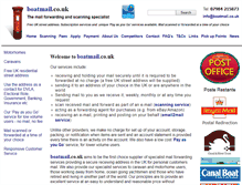 Tablet Screenshot of boatmail.co.uk